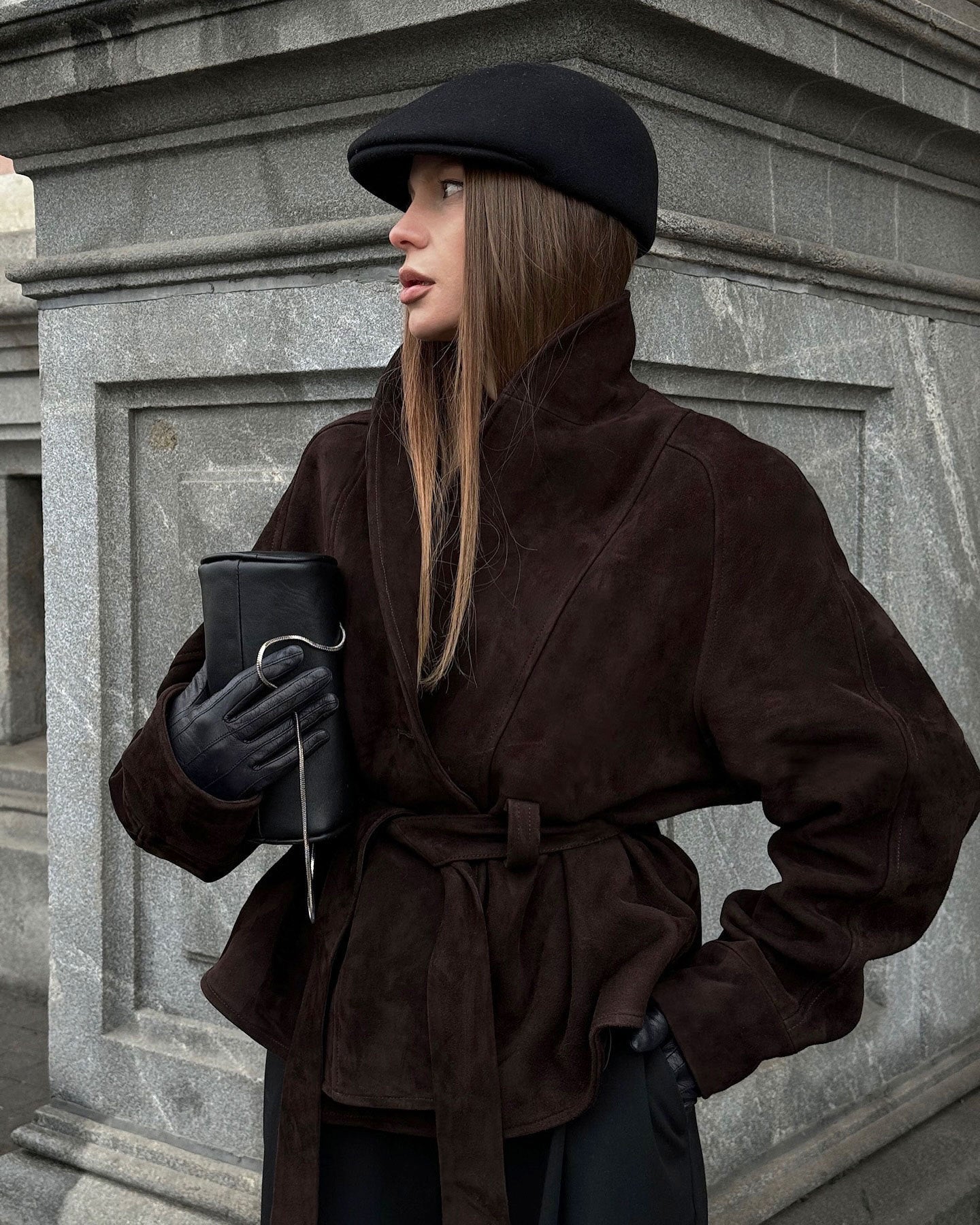 Debra - Women's Trench Coat with Button Front - photo 9