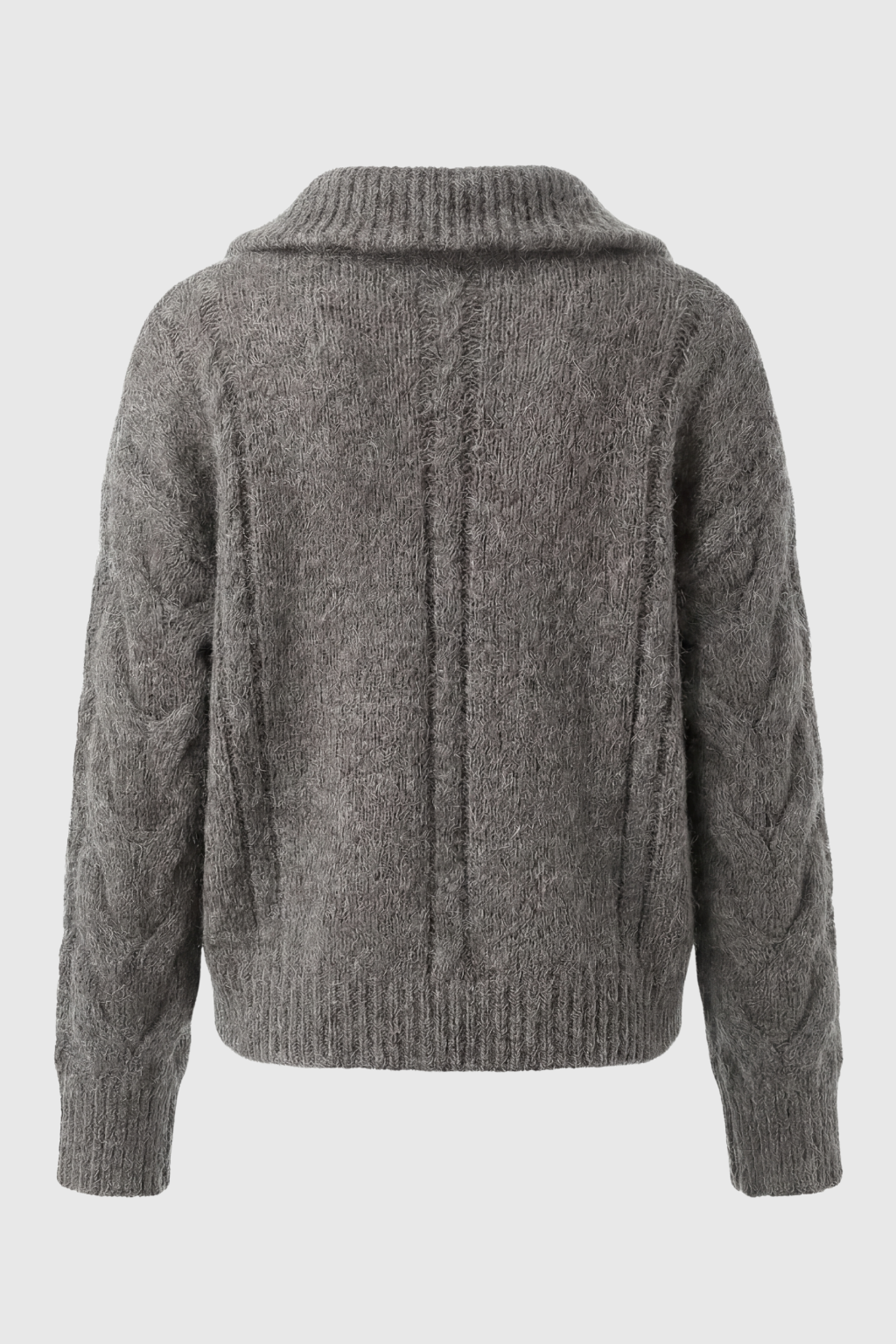 Dorothy - Women's Relaxed Cardigan with Zip Front - photo 4