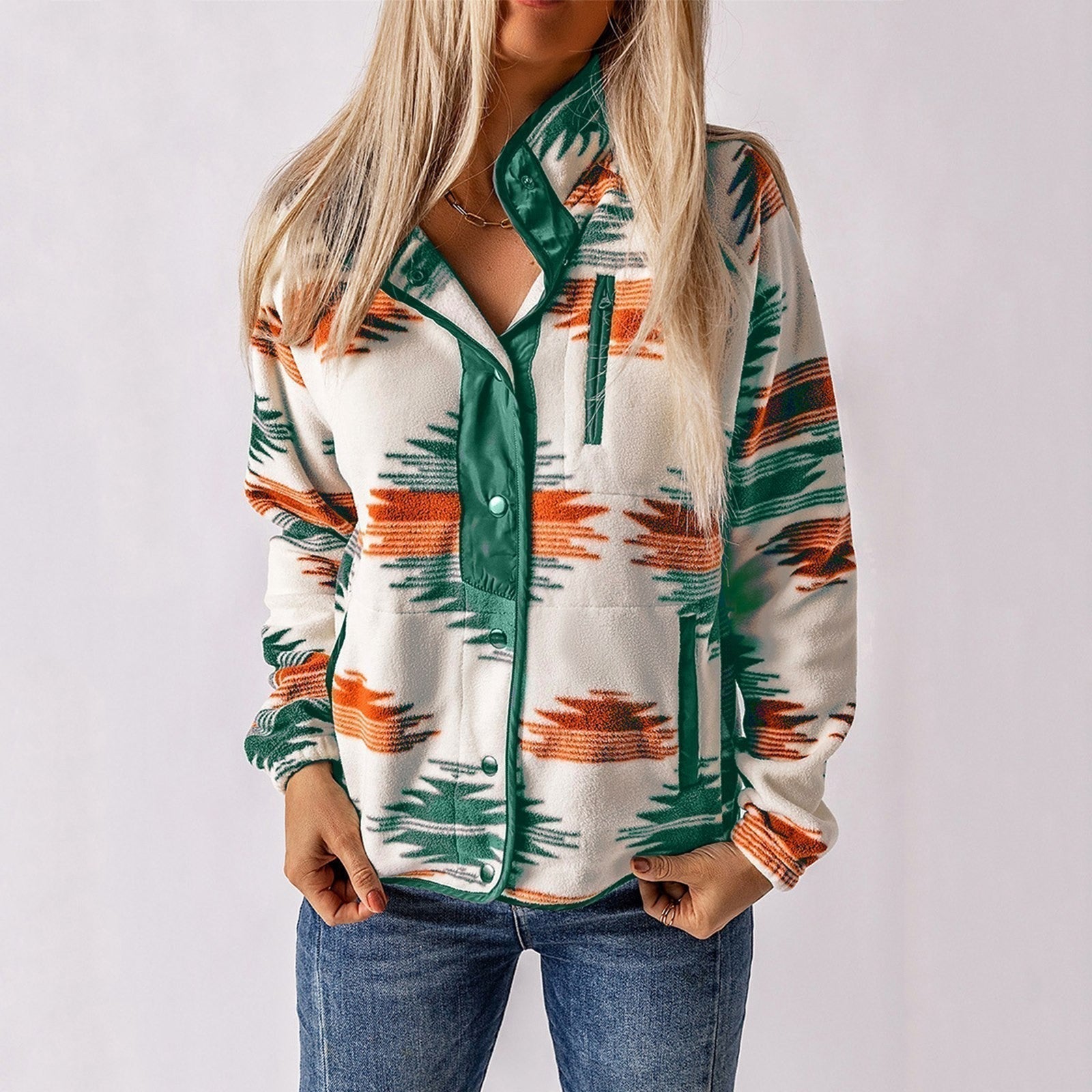 Emily - Women's Button-Up Jacket