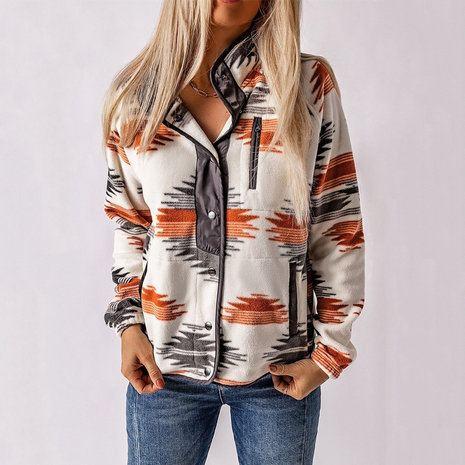 Emily - Women's Button-Up Jacket
