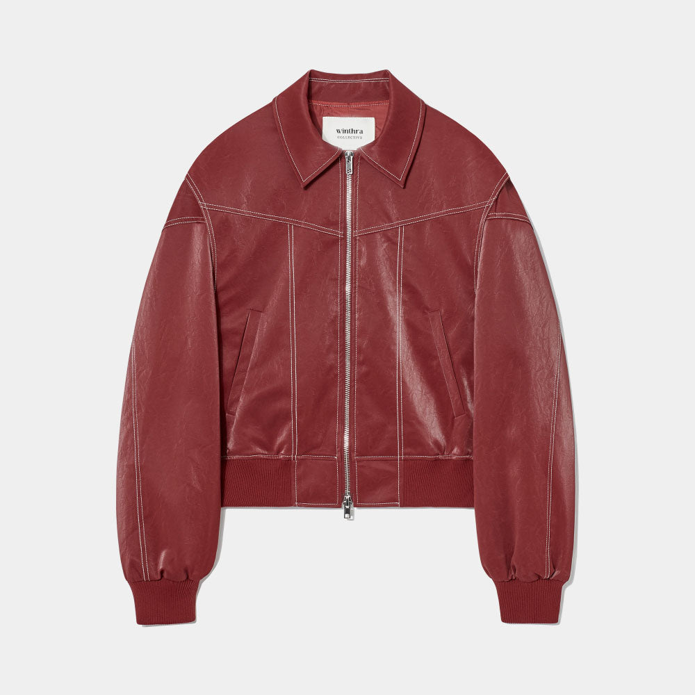 Amari - Women's Oversized Leather Jacket
