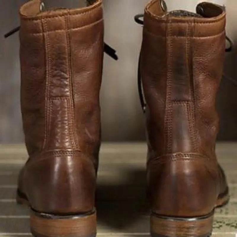 Eira - Women's Lace-Up Boots with Turn-Down Cuff - photo 3
