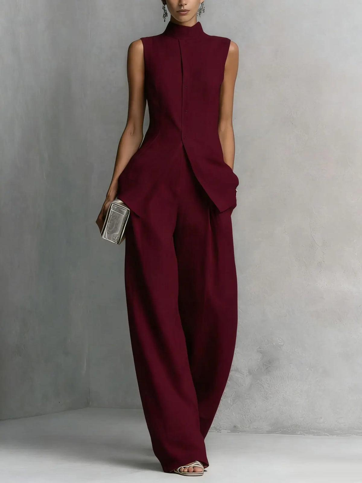 Ellery - Women's Jumpsuit with Roll Neck - photo 3
