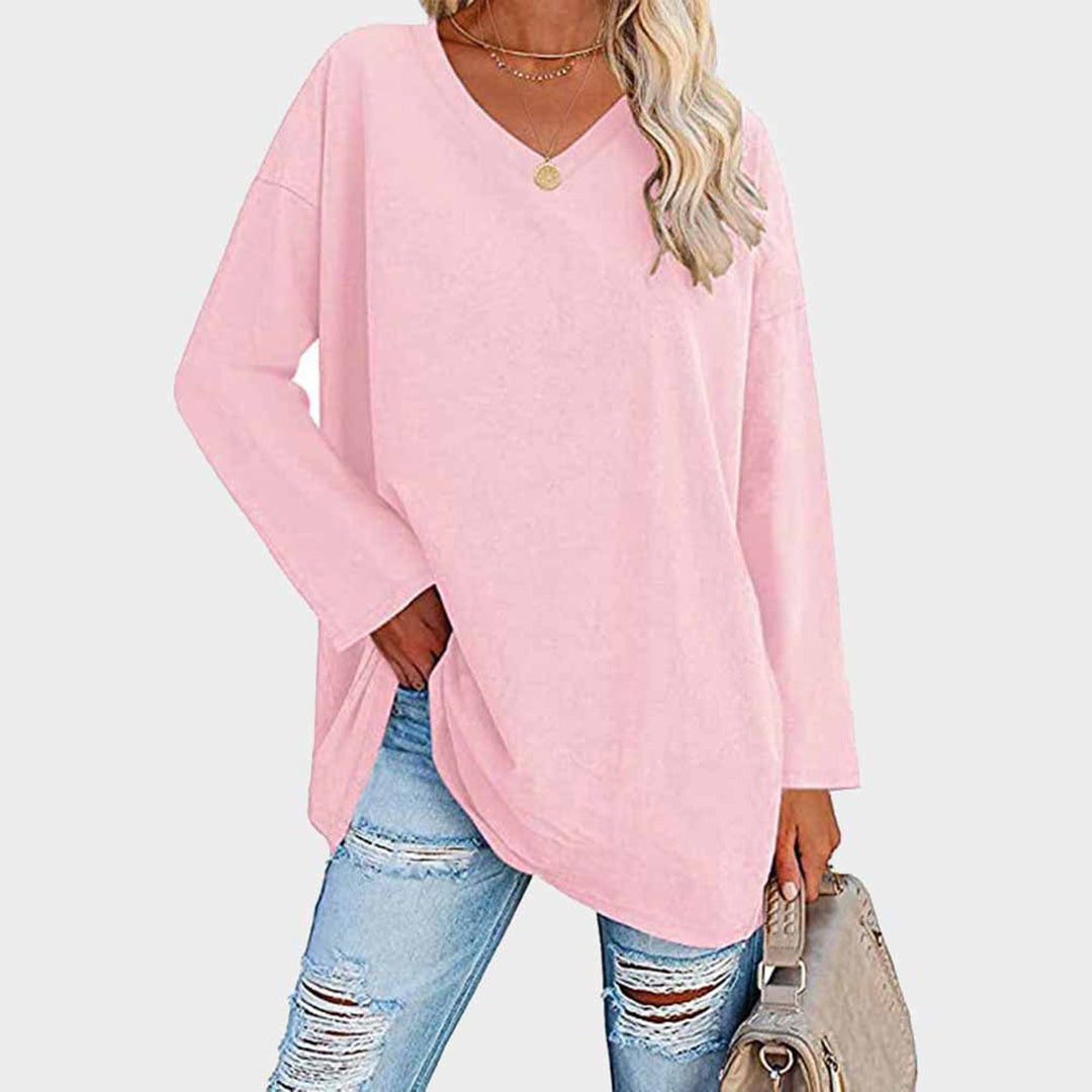 Ellowyn - Women's Relaxed Blouse with Long Sleeves - photo 10