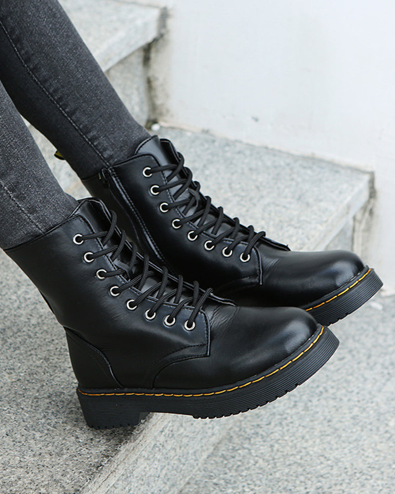 Eloise - Women's Ankle Boots with Zip Front - photo 4
