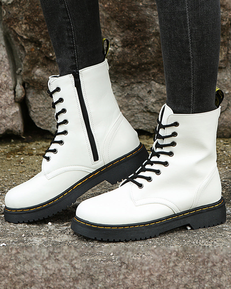 Eloise - Women's Ankle Boots with Zip Front - photo 6