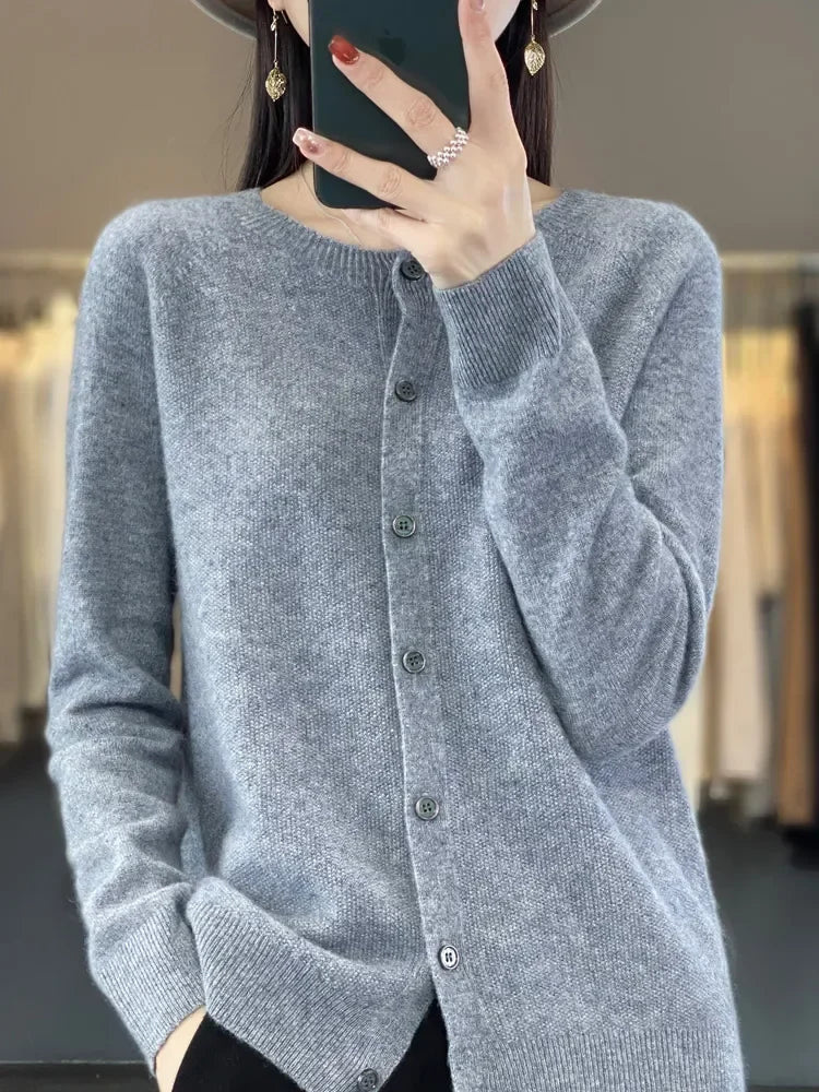 Eloise - Women's Soft Knit Button Cardigan - photo 1