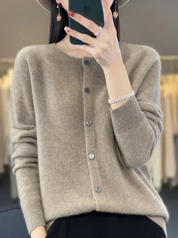 Eloise - Women's Soft Knit Button Cardigan - photo 14