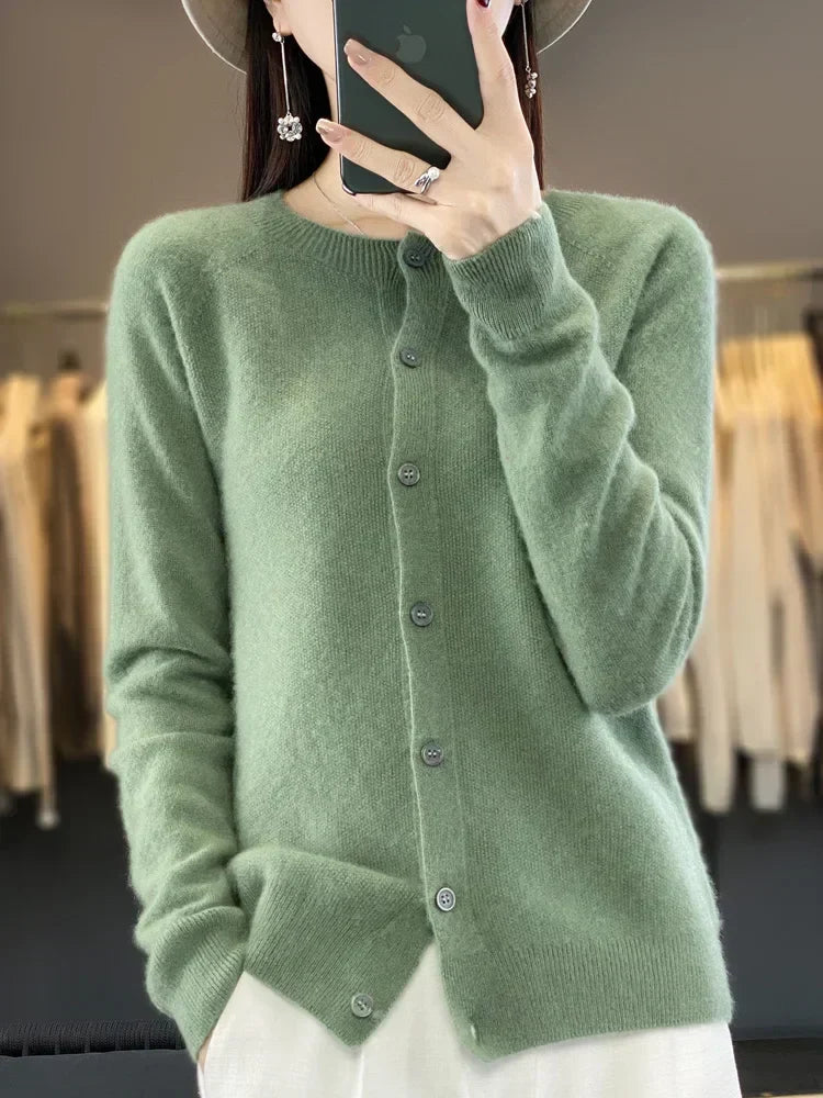 Eloise - Women's Soft Knit Button Cardigan - photo 15