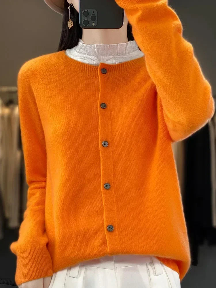 Eloise - Women's Soft Knit Button Cardigan - photo 4
