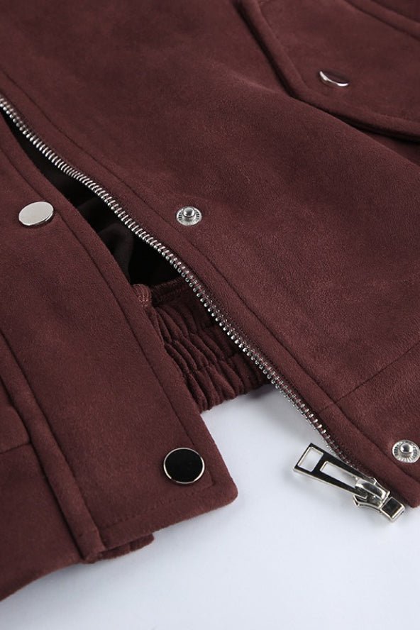 Emily - Women's Relaxed Coat with Ruching - photo 5
