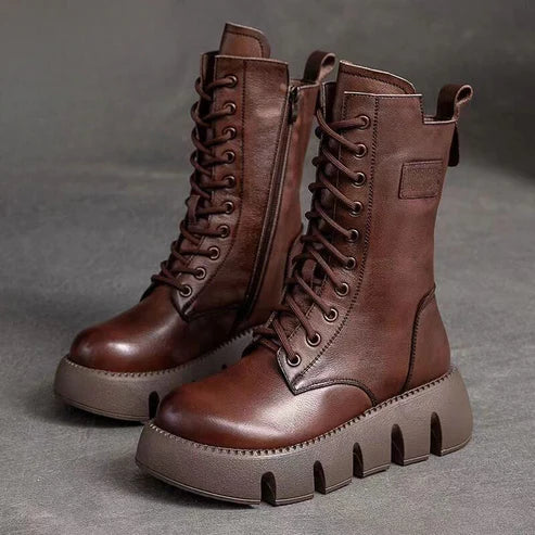 Enid - Women's Boots with Zip Front - photo 1