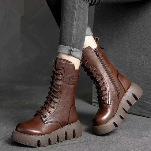 Enid - Women's Boots with Zip Front - photo 3