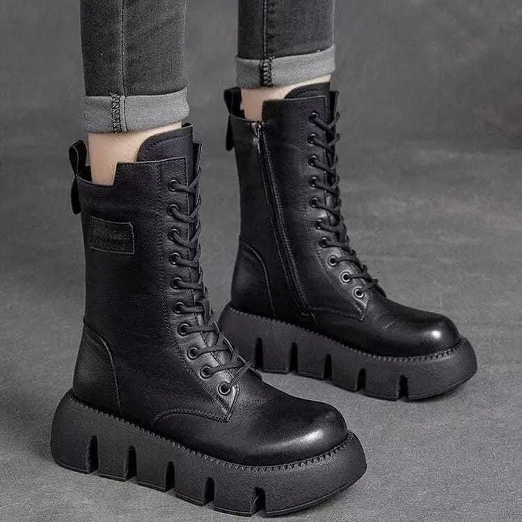 Enid - Women's Boots with Zip Front - photo 4
