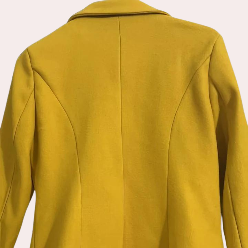 Everly - Women's Trench Coat with Button Front - photo 4
