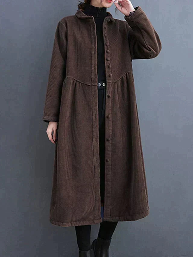 Crystal - Women's and Relaxed Corduroy Dress (Plus Size Available)