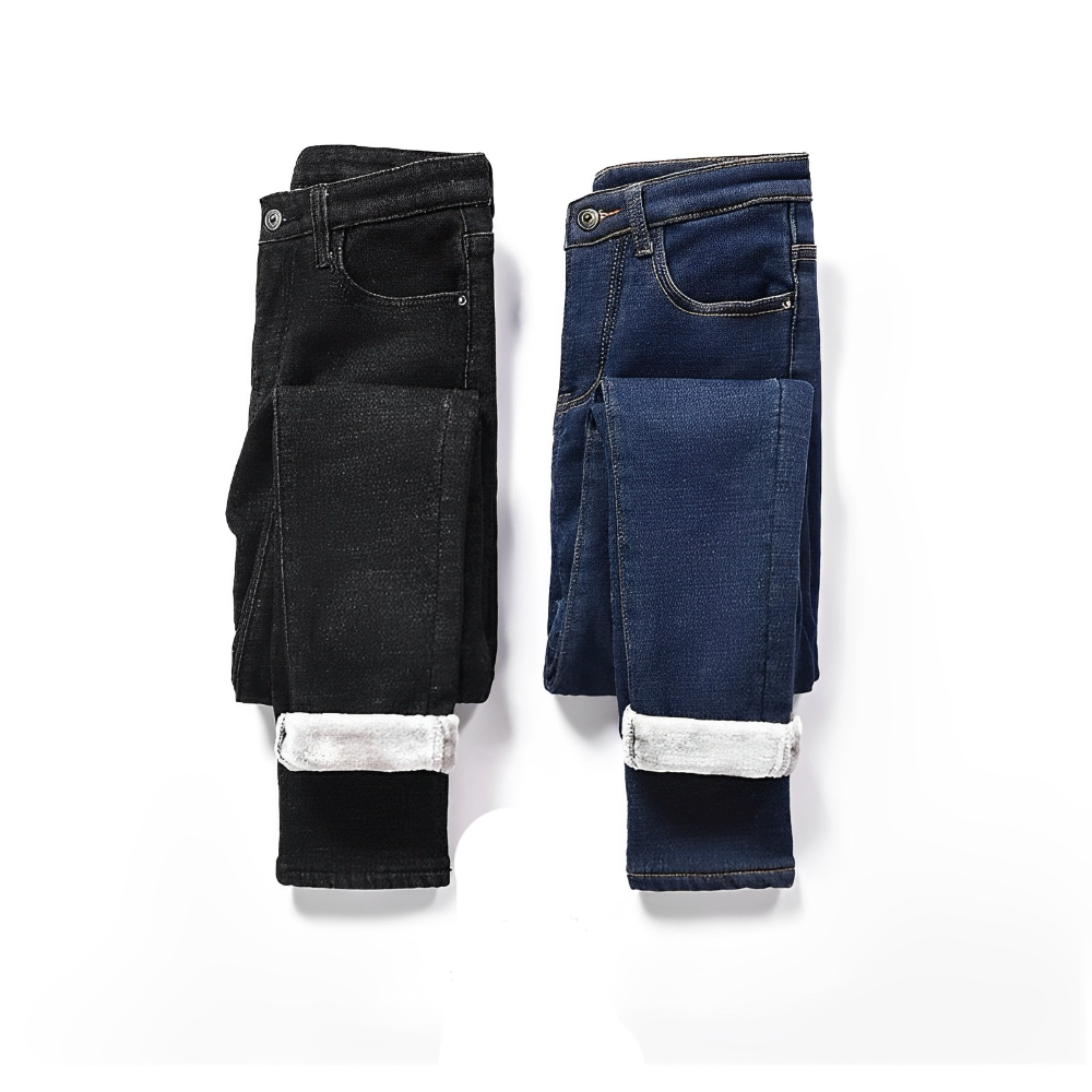 Alannah - Women's Warm Fleece-Lined Winter Jeans