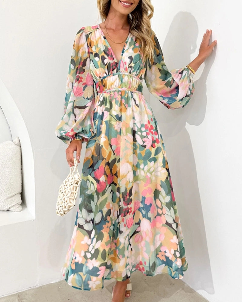 Taylor - Women's Floral Maxi Dress