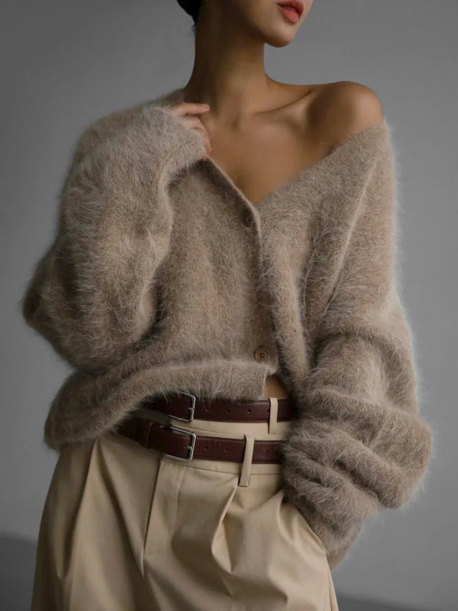 Faith - Women's Relaxed Cardigan in Knit - photo 1