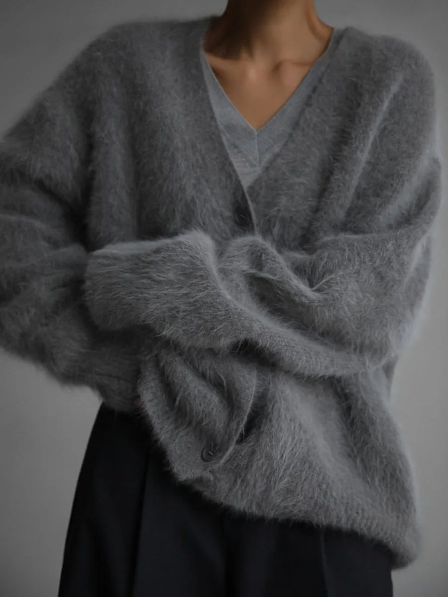 Faith - Women's Relaxed Cardigan in Knit - photo 4