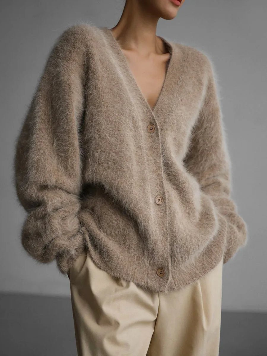 Faith - Women's Relaxed Cardigan in Knit - photo 5