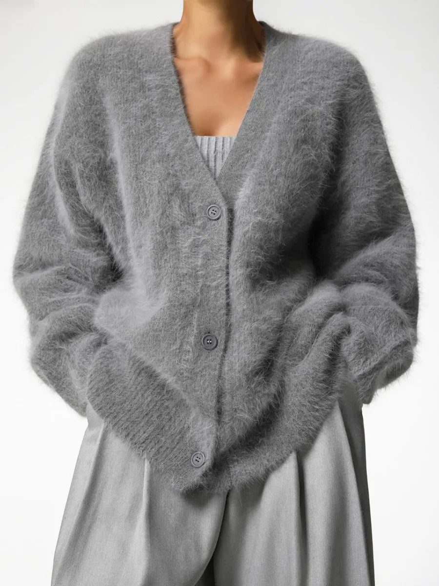 Faith - Women's Relaxed Cardigan in Knit - photo 6