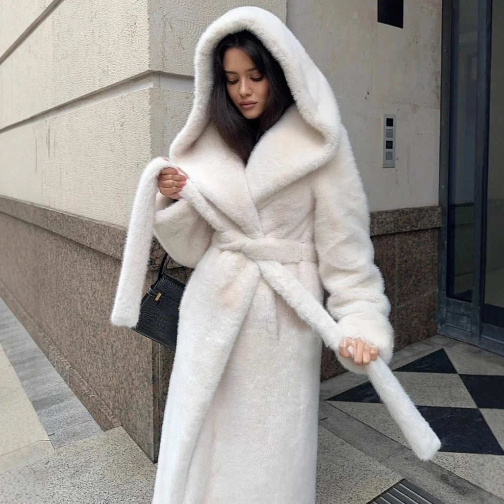 Farren - Women's Relaxed Coat with Hood - photo 4