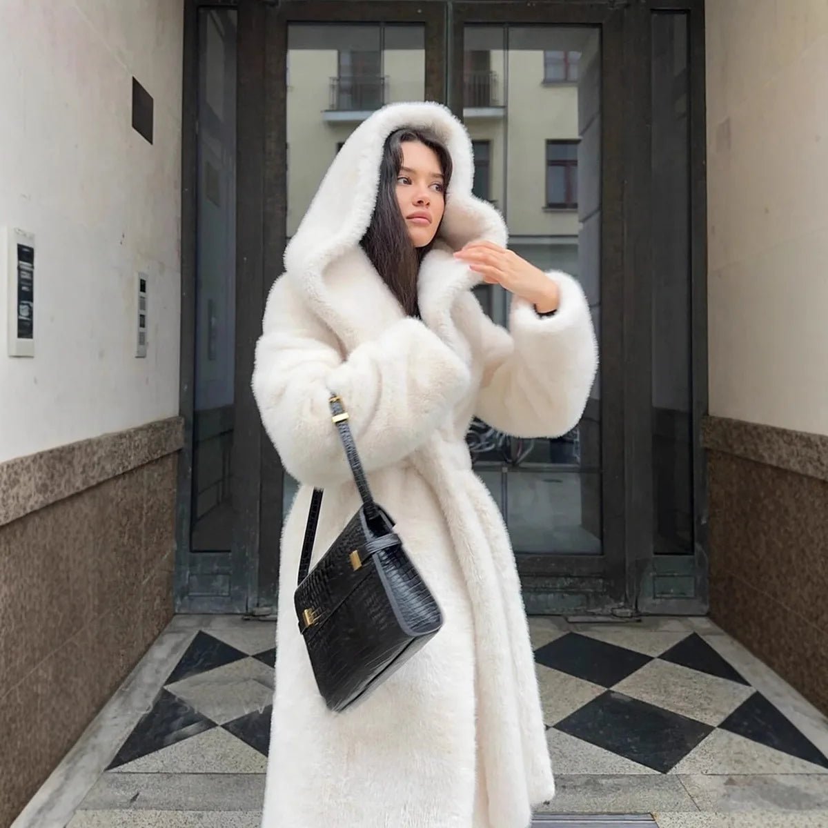 Farren - Women's Relaxed Coat with Hood - photo 5