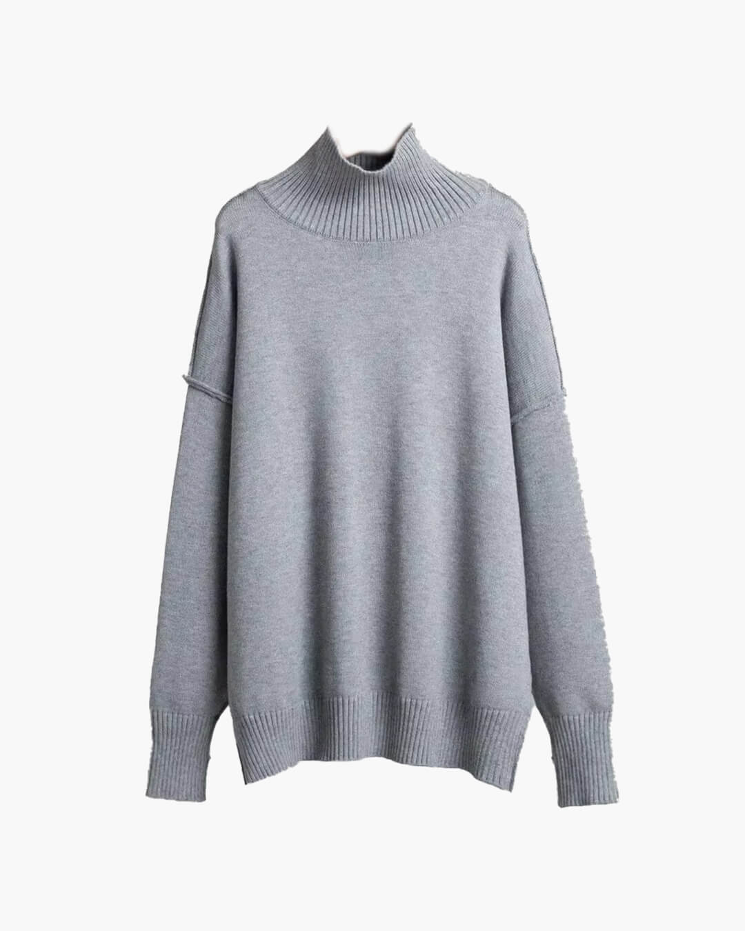 Flora - Women's Jumper in Knit with Roll Neck - photo 11