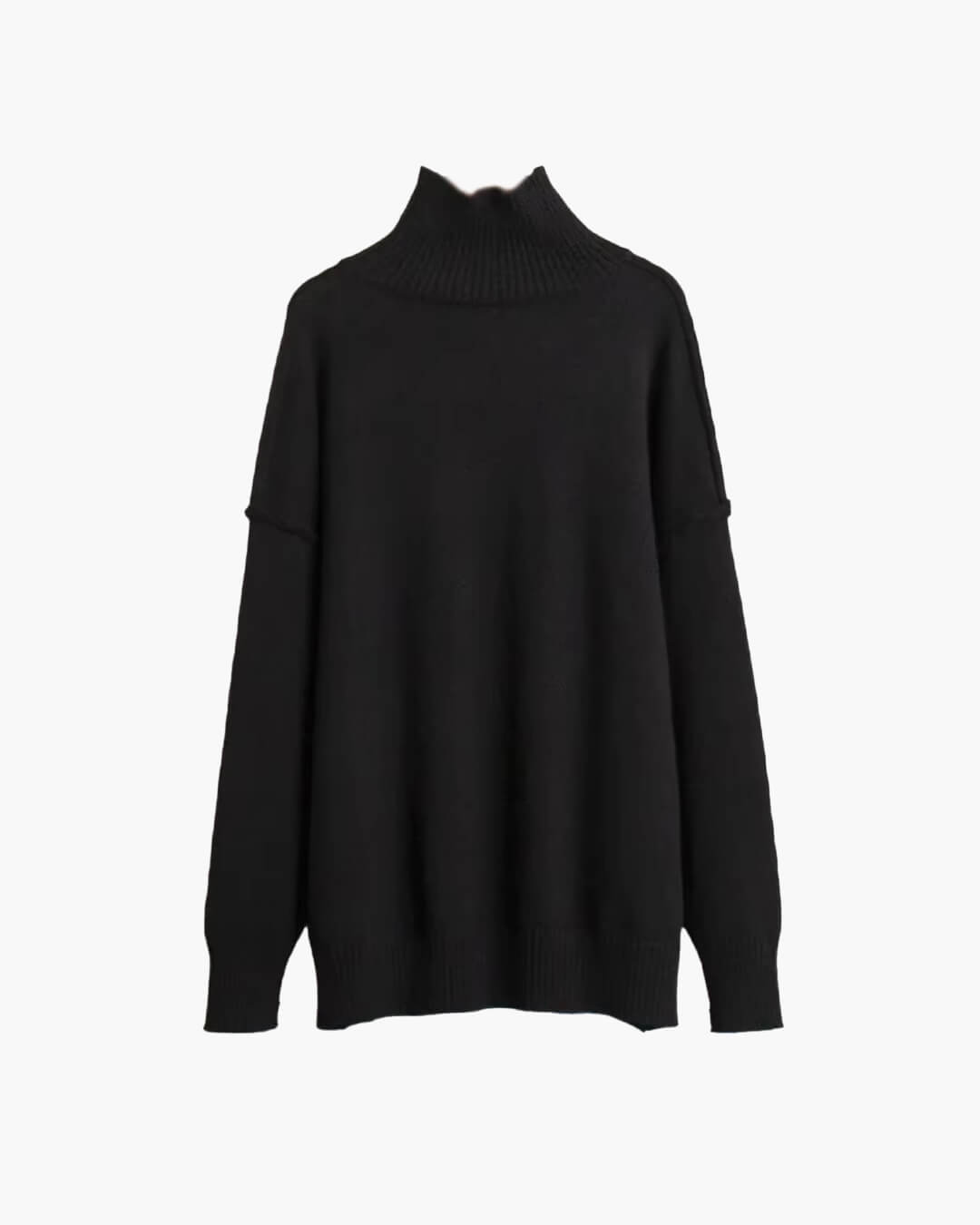 Flora - Women's Jumper in Knit with Roll Neck - photo 9