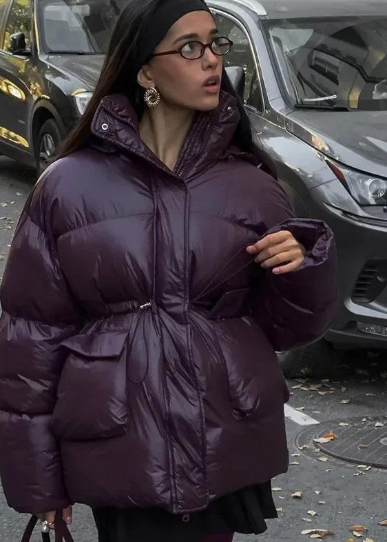 Florabel - Women's Longline Puffer Jacket with Hood - photo 7