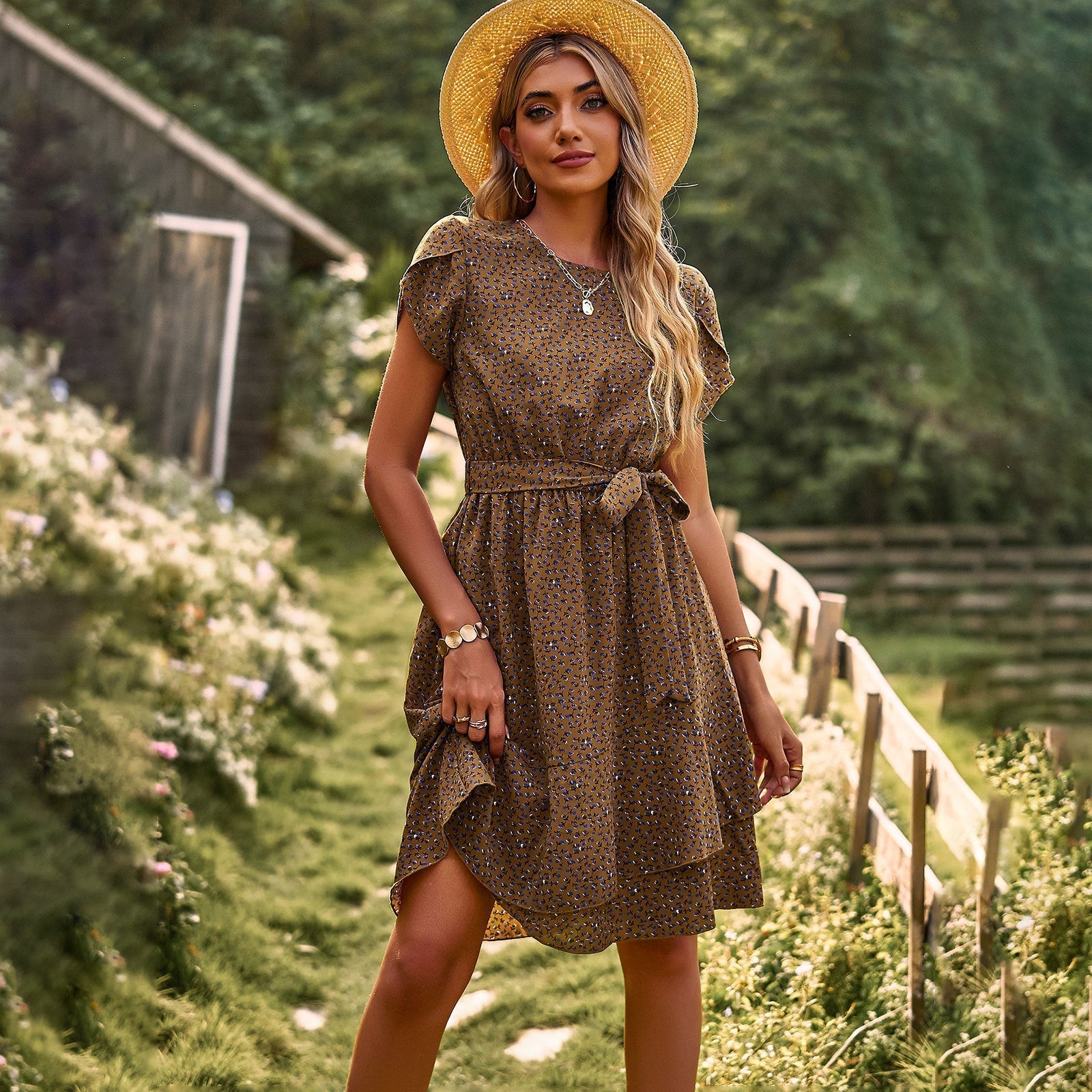 Gilda - Women's Comfortable Floral Dress - photo 5