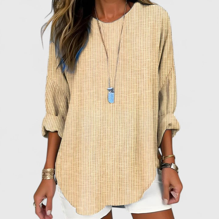 Gilda - Women's Striped Blouse in a Relaxed Fit - photo 1