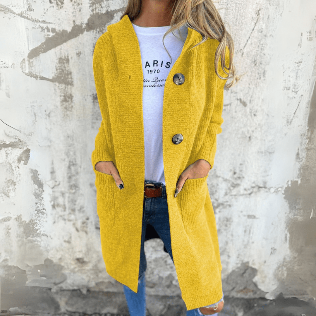 Glenys - Women's Long Button Through Knit Cardigan - photo 6