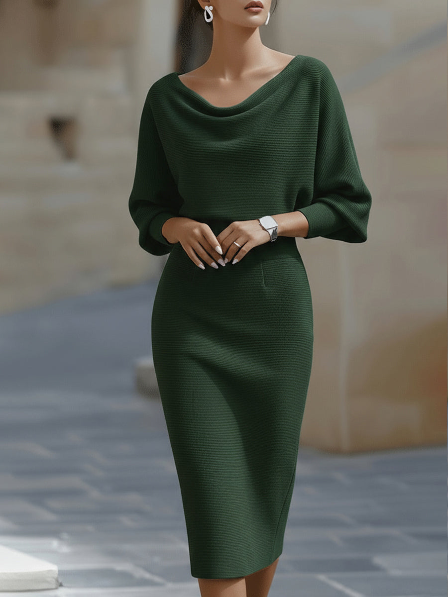 Henrike - Women's Cocktail Dress – Green