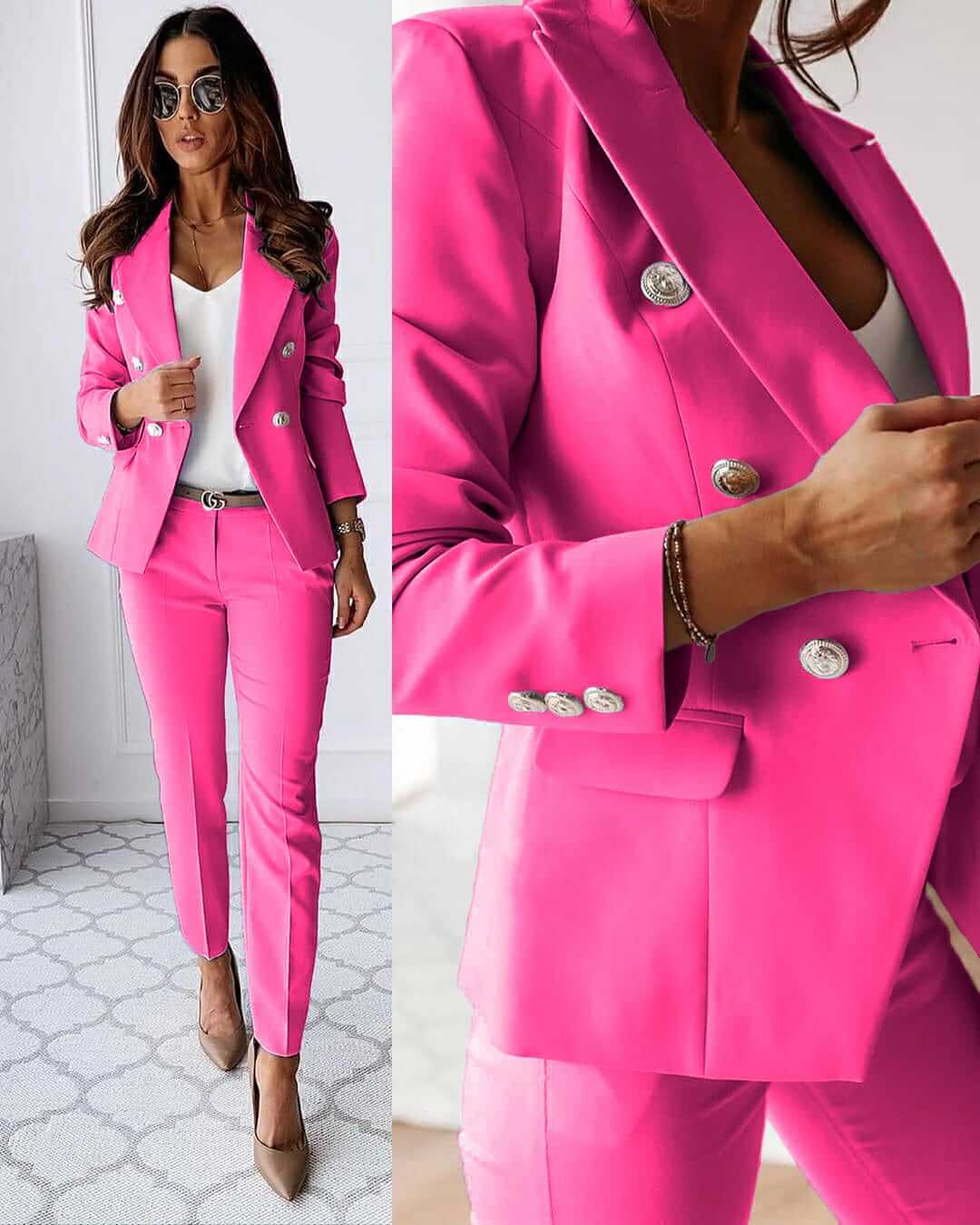 Halle - Women's Two Piece Blazer Suit - photo 3