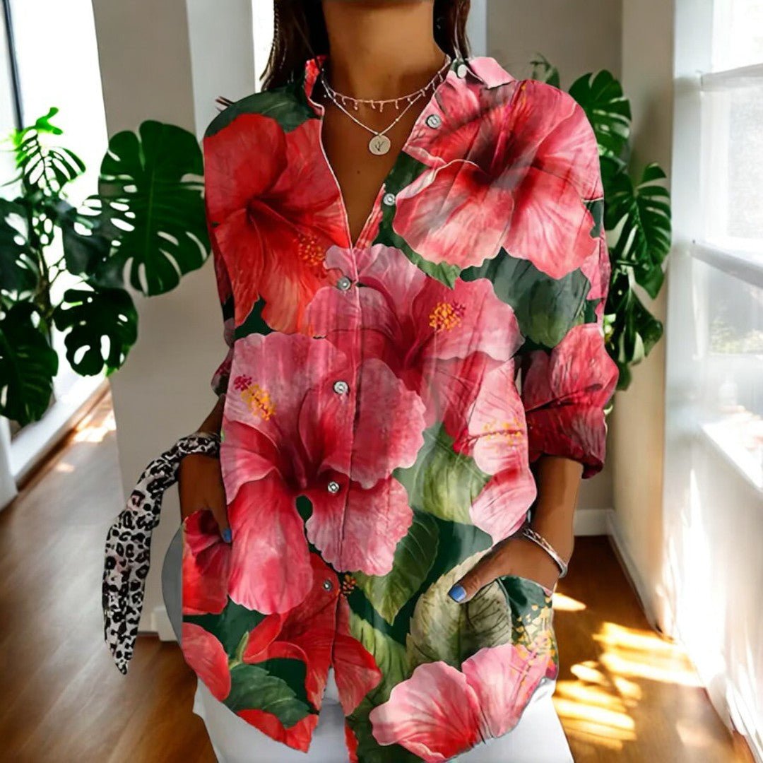 Blusa de seda clásica de corte regular para mujer, ideal para el trabajo y las noches relajadas