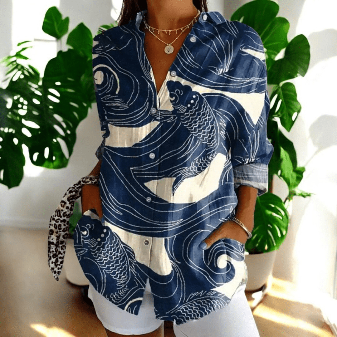 Blusa de seda clásica de corte regular para mujer, ideal para el trabajo y las noches relajadas