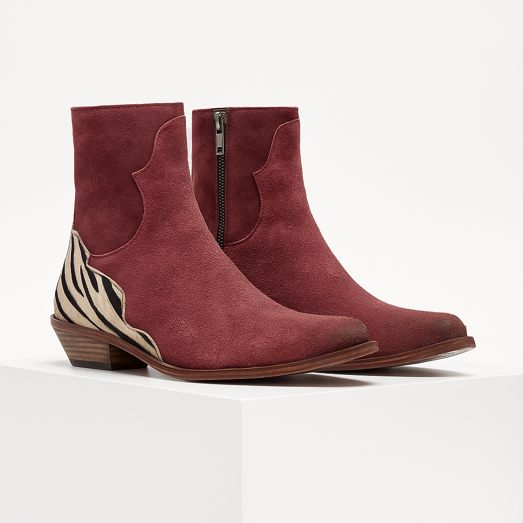 Hope - Women's Chelsea Ankle Boots with Side Zip - photo 3