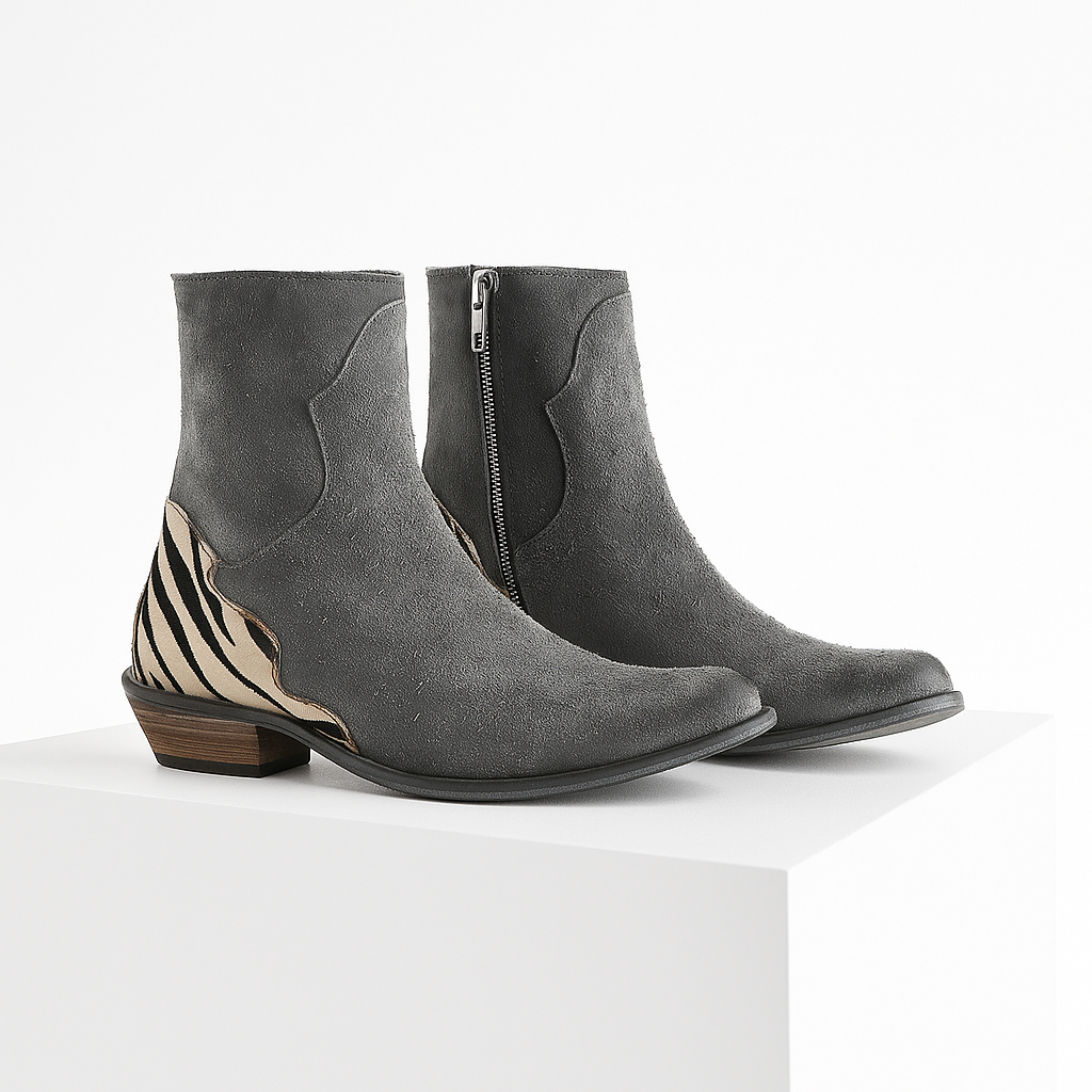 Hope - Women's Chelsea Ankle Boots with Side Zip - photo 5