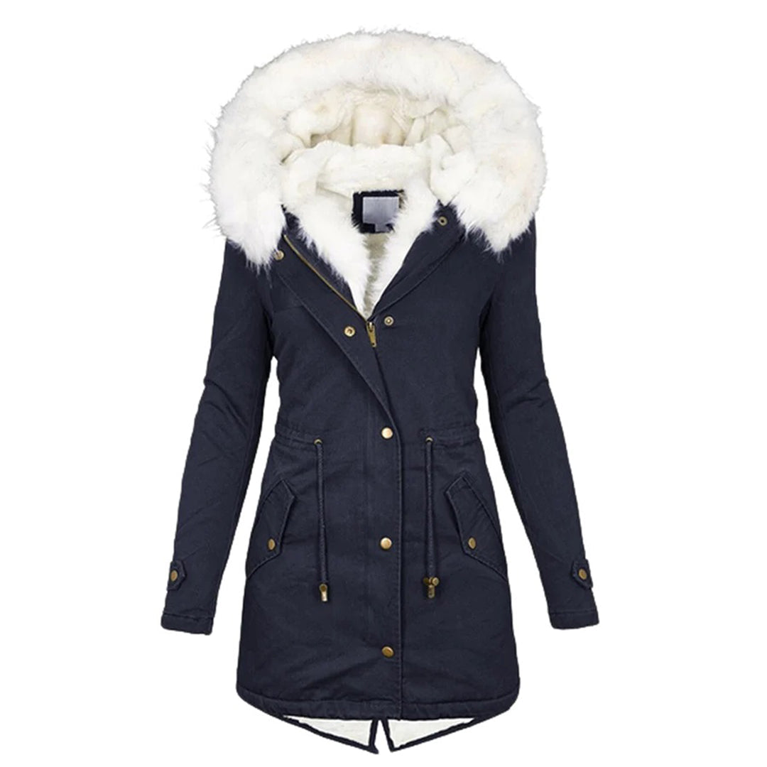 Ilene - Women's Hooded Winter Parka with Faux Fur - photo 5