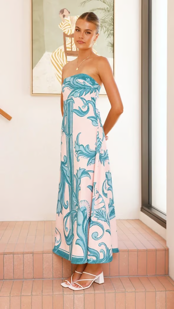 Poppy - Women's Strapless Maxi Dress