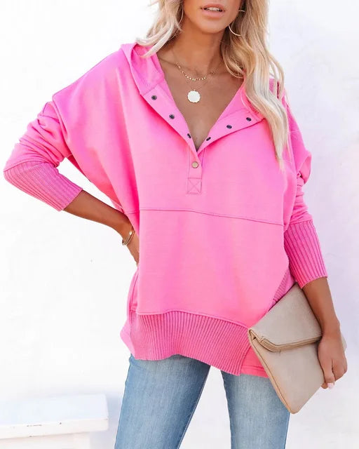 Luna - Women's Oversized Hooded Sweater Soft and Stylish for Everyday Comfort