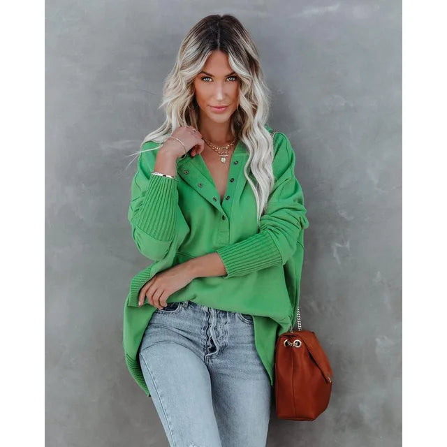 Luna - Women's Oversized Hooded Sweater Soft and Stylish for Everyday Comfort