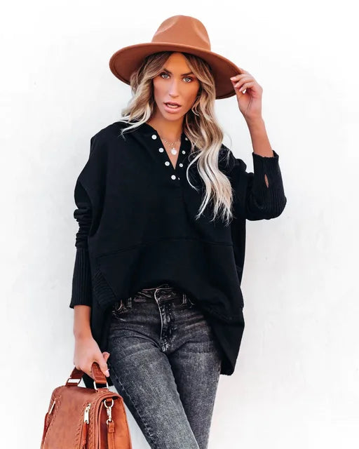 Luna - Women's Oversized Hooded Sweater Soft and Stylish for Everyday Comfort