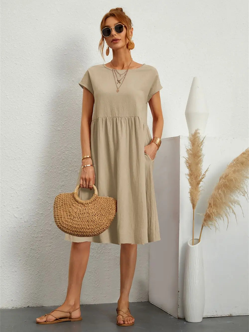 Helen | A-Line Pocket Dress for Women