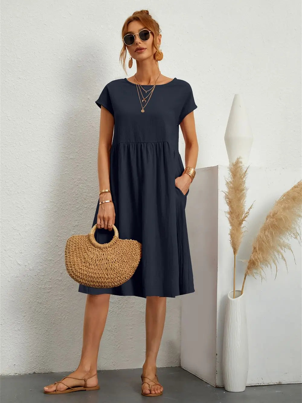Helen | A-Line Pocket Dress for Women