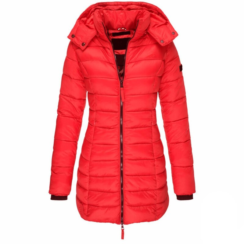 Women's Marlowe Coat - Premium Hooded Down Jacket for Fall/Winter