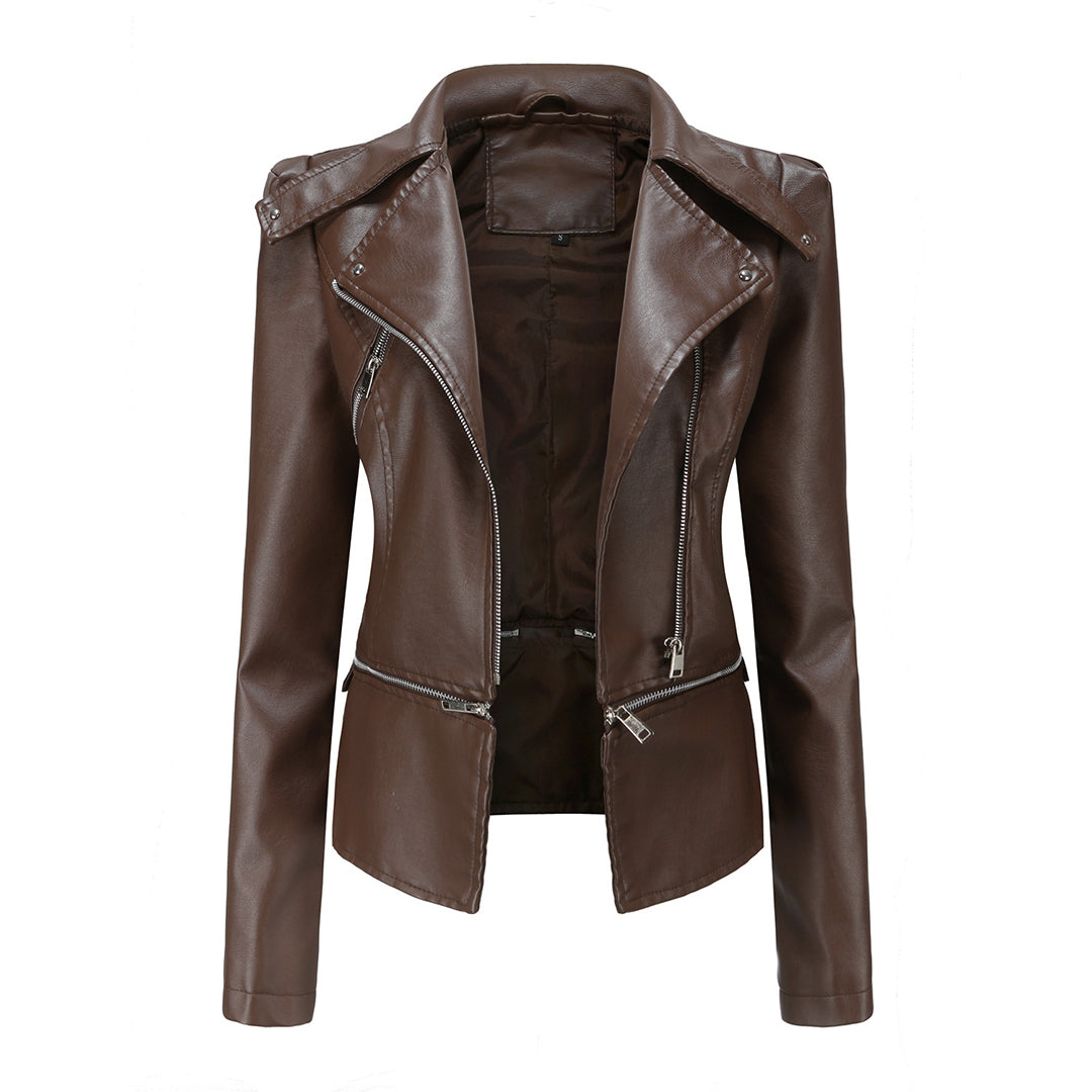 Inez - Women's Jacket with Asymmetric Hem - photo 2