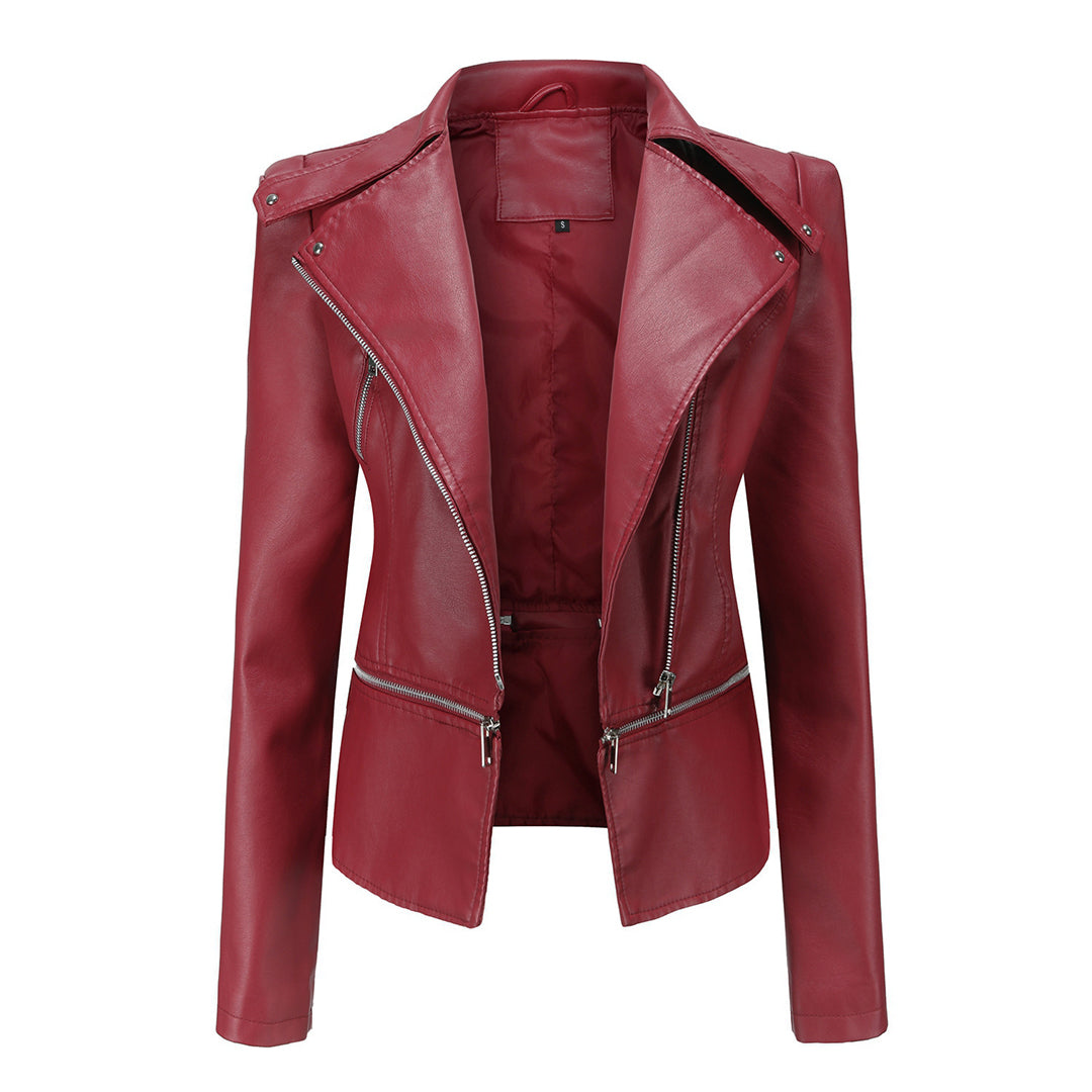 Inez - Women's Jacket with Asymmetric Hem - photo 3